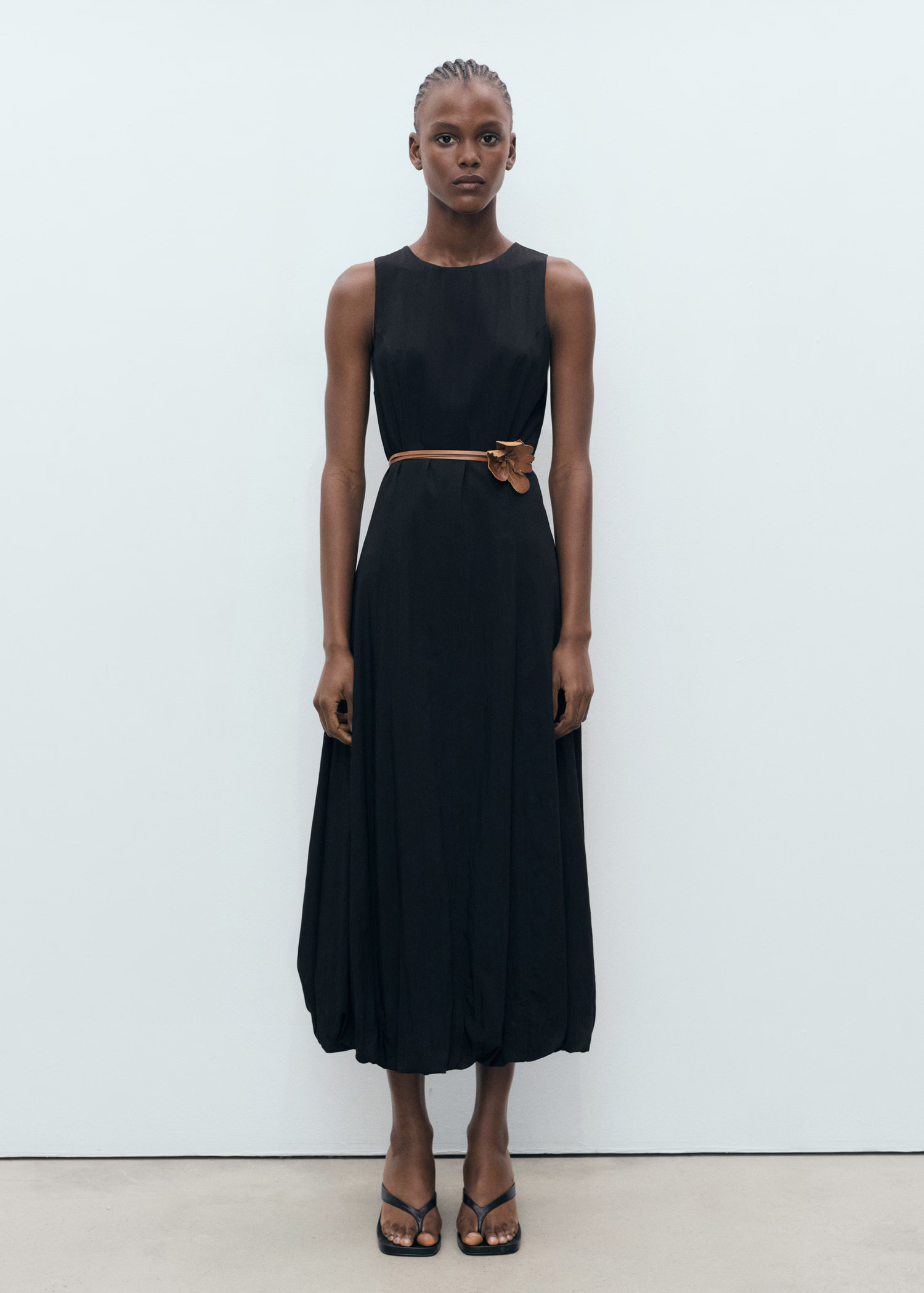 Long balloon dress - Women | MANGO USA | Mango (US/MX/AU)