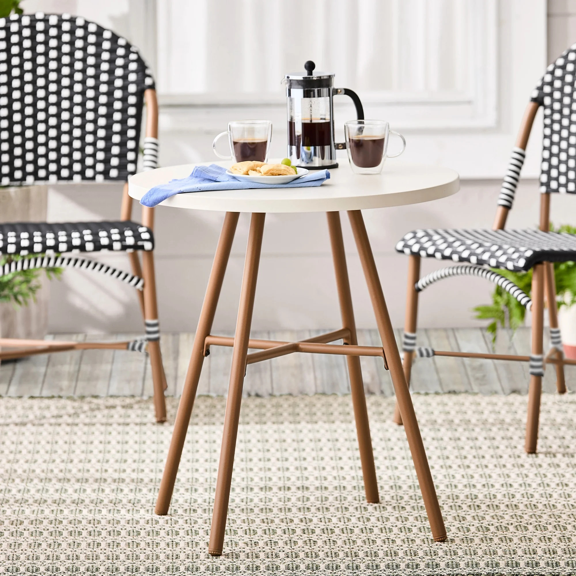 Better Homes & Gardens Lilah Outdoor Metal Bistro Table | Walmart (US)
