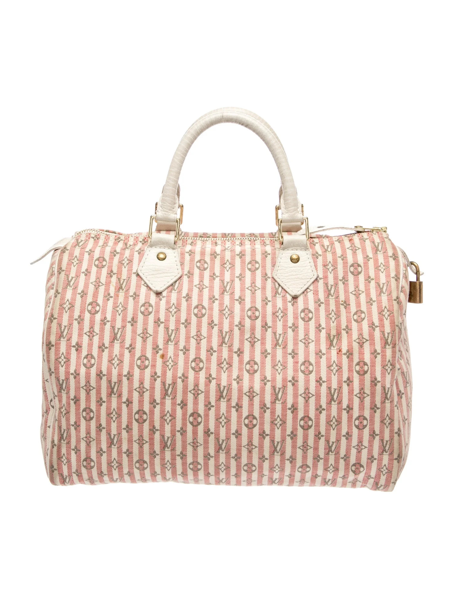 Louis Vuitton Monogram Mini Lin Speedy 30 - Neutrals Handle Bags, Handbags - LOU1260414 | The Rea... | The RealReal