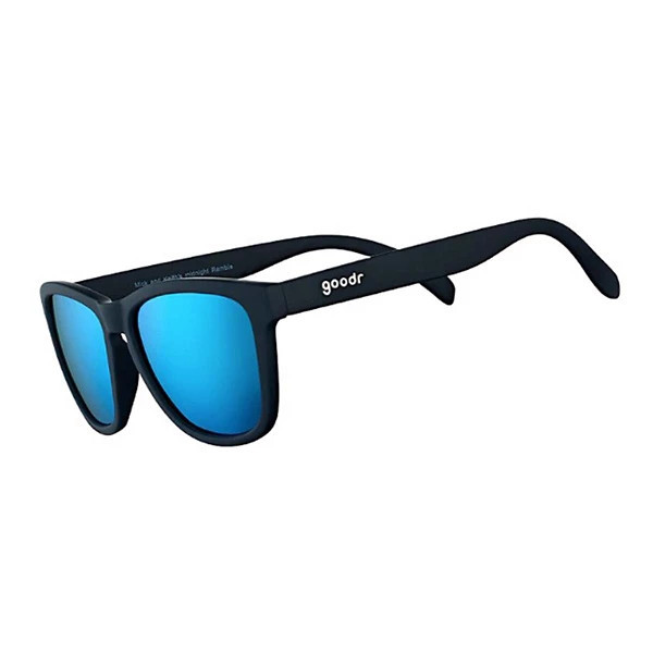 Men's Goodr Mick And Keith's Midnight Ramble Polarized Sunglasses Black/Blue | Scheels