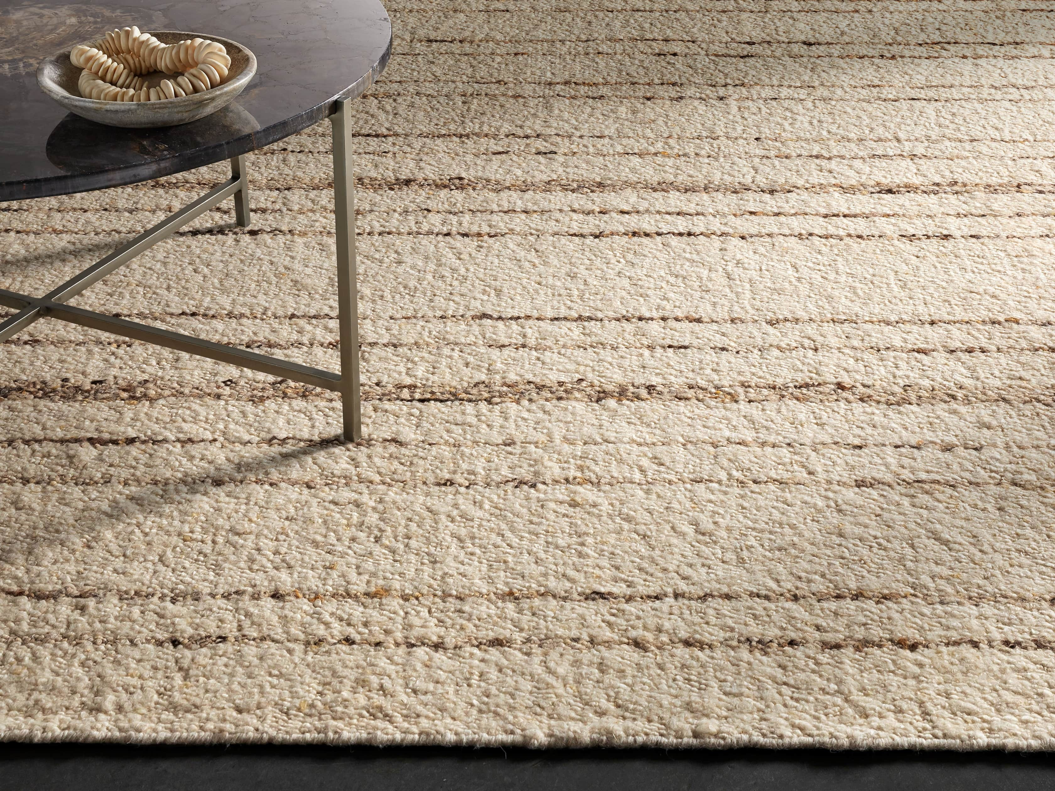Sutton Ivory Handwoven Rug | Arhaus