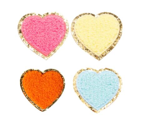 4 Pack of Heart Patches | Becco Bags
