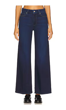 PAIGE Anessa Wide Leg Jeans in Duke Of York from Revolve.com | Revolve Clothing (Global)