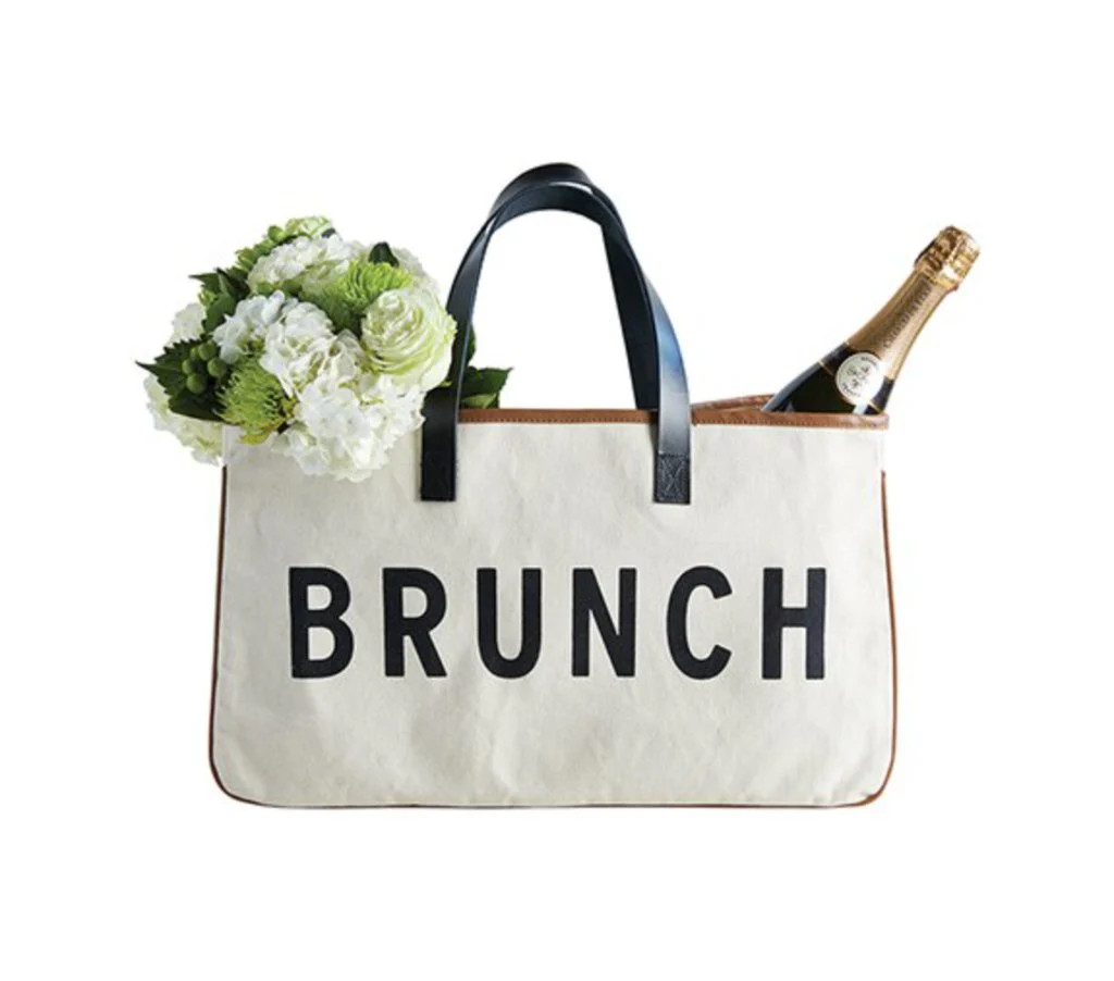Brunch Canvas Tote | Pop of Confetti