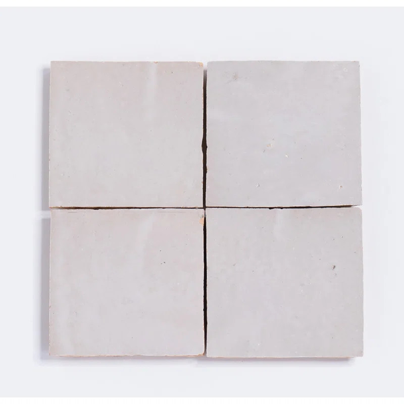 Zellige 4" x 4" Moroccan Wall & Floor Tile | Wayfair North America