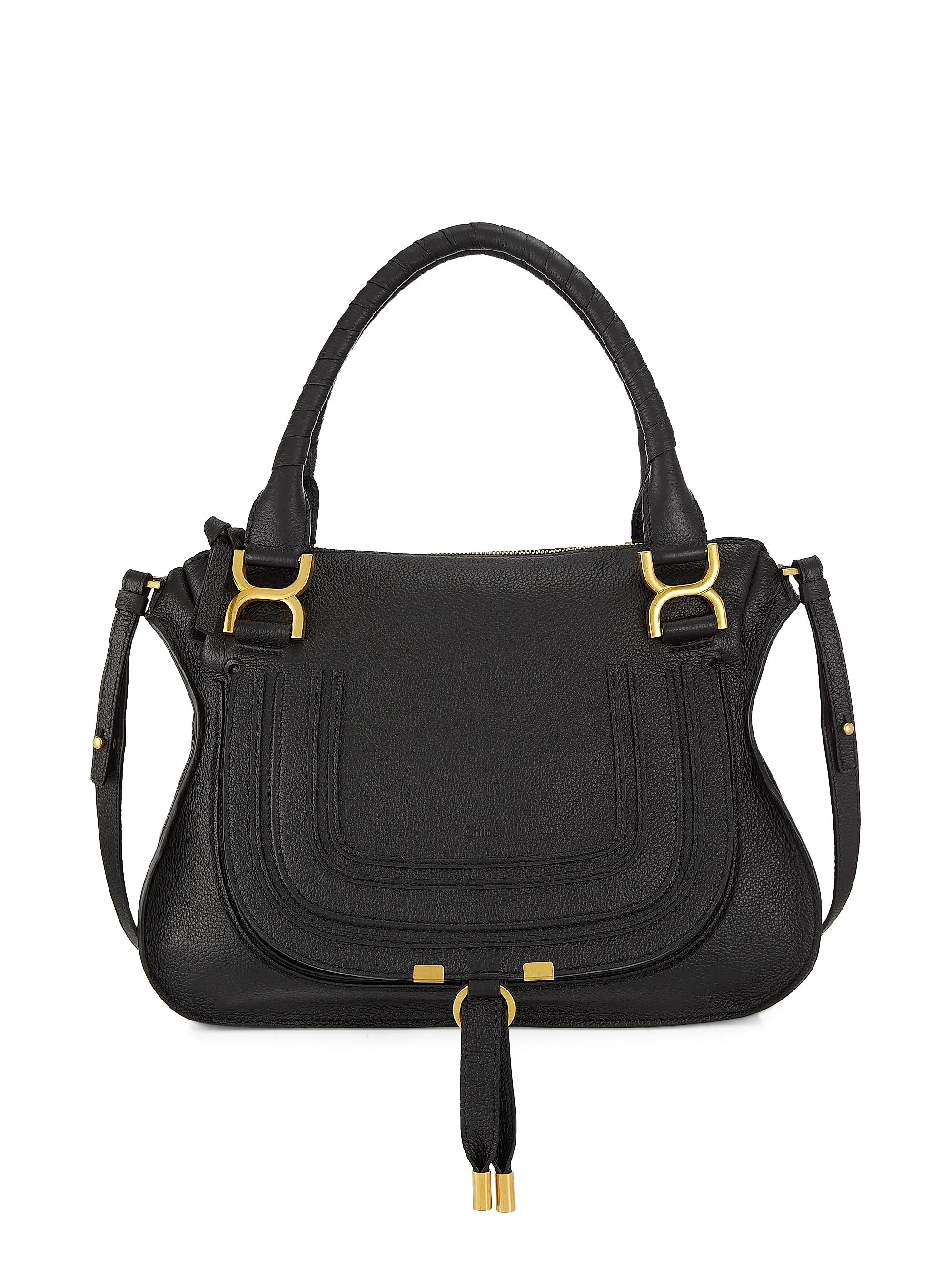 Medium Marcie Leather Double Carry Satchel | Saks Fifth Avenue