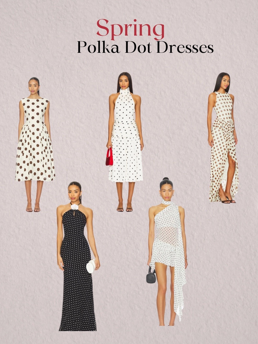 Spring Polka Dot Dresses for work, brunch or wedding 

#LTKMothersDay #LTKWedding #LTKWorkwear
