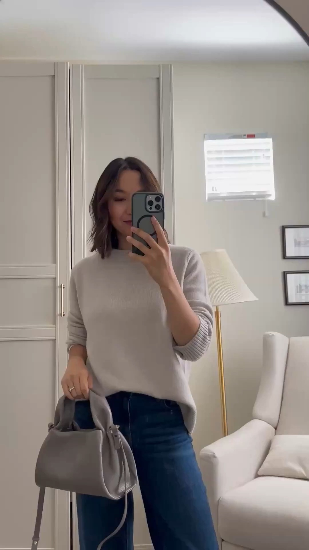 Quince leather selects ~

Cashmere oversized sweater small - just restocked in this color (heather cloud beige) 
Wide leg jeans 30"


#LTKSeasonal