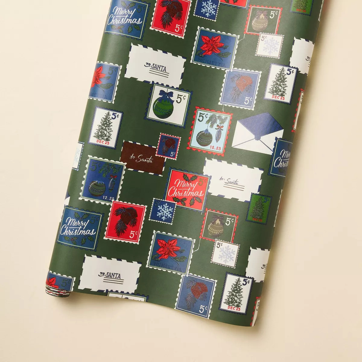 Holiday Theme Printed Christmas Gift Wrap - Hearth & Hand™ with Magnolia | Target