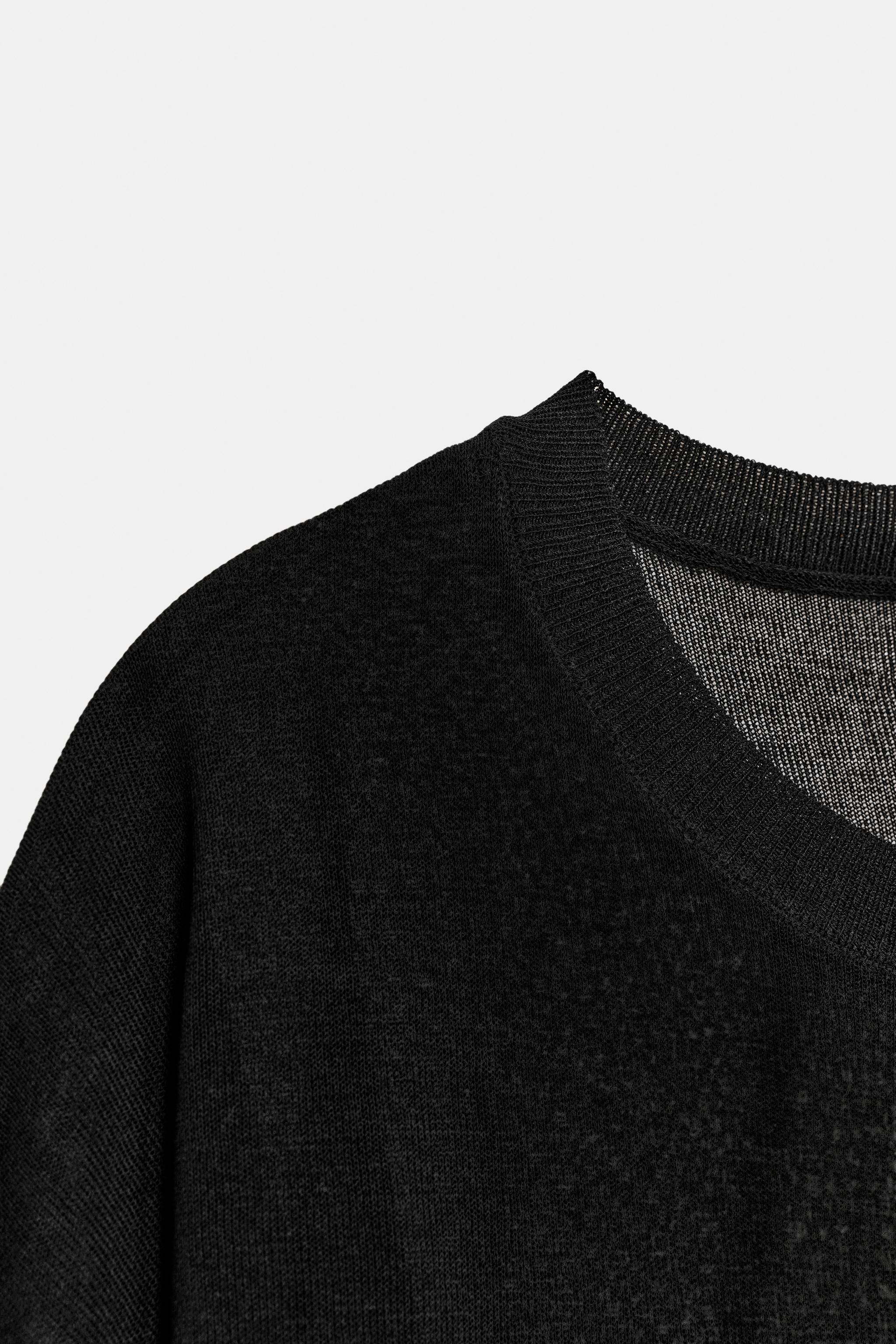 FINE KNIT SHORT SLEEVE TOP | Zara US