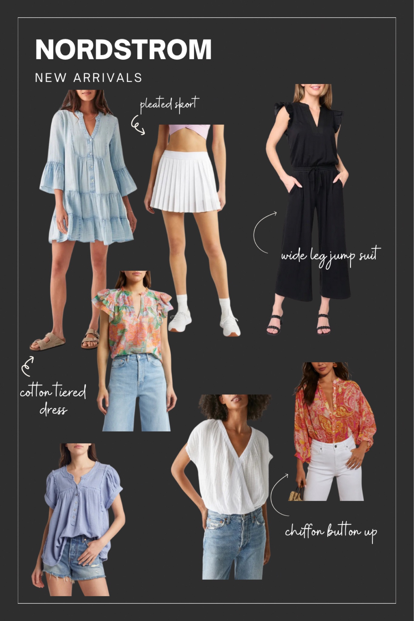 Nordstrom new arrivals! Summer outfit, floral blouse, summer dress 

#LTKTravel #LTKFindsUnder100 #LTKOver40