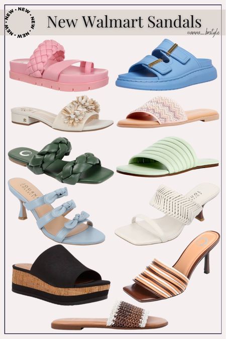 new walmart fashion / walmart sandals/ summer sandals / spring sandals / vacation sandals / everyday shoes / walmart sandals / colorful sandals / statement sandals 

#LTKunder50 #LTKshoecrush #LTKstyletip