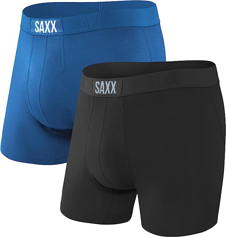 Saxx Men's Underwear - Vibe Super Soft Boxer Briefs with Built-in Pouch Support - Underwear for M... | Amazon (CA)