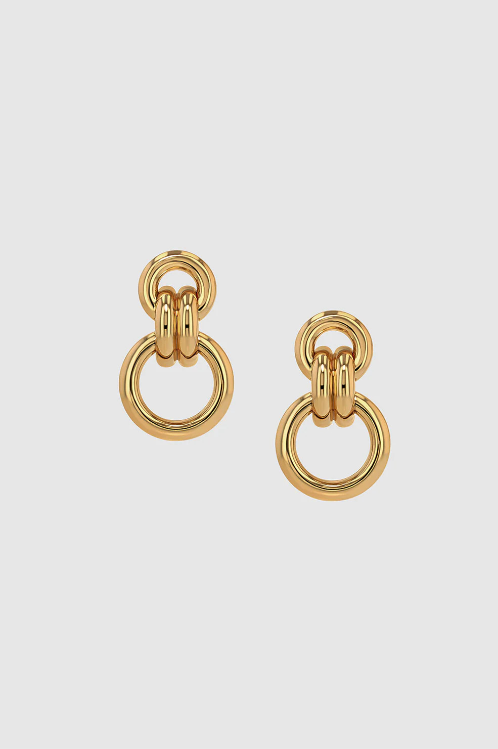 Round Link Drop Earrings | Anine Bing