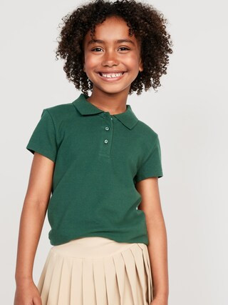 Uniform Pique Polo Shirt for Girls | Old Navy (US)