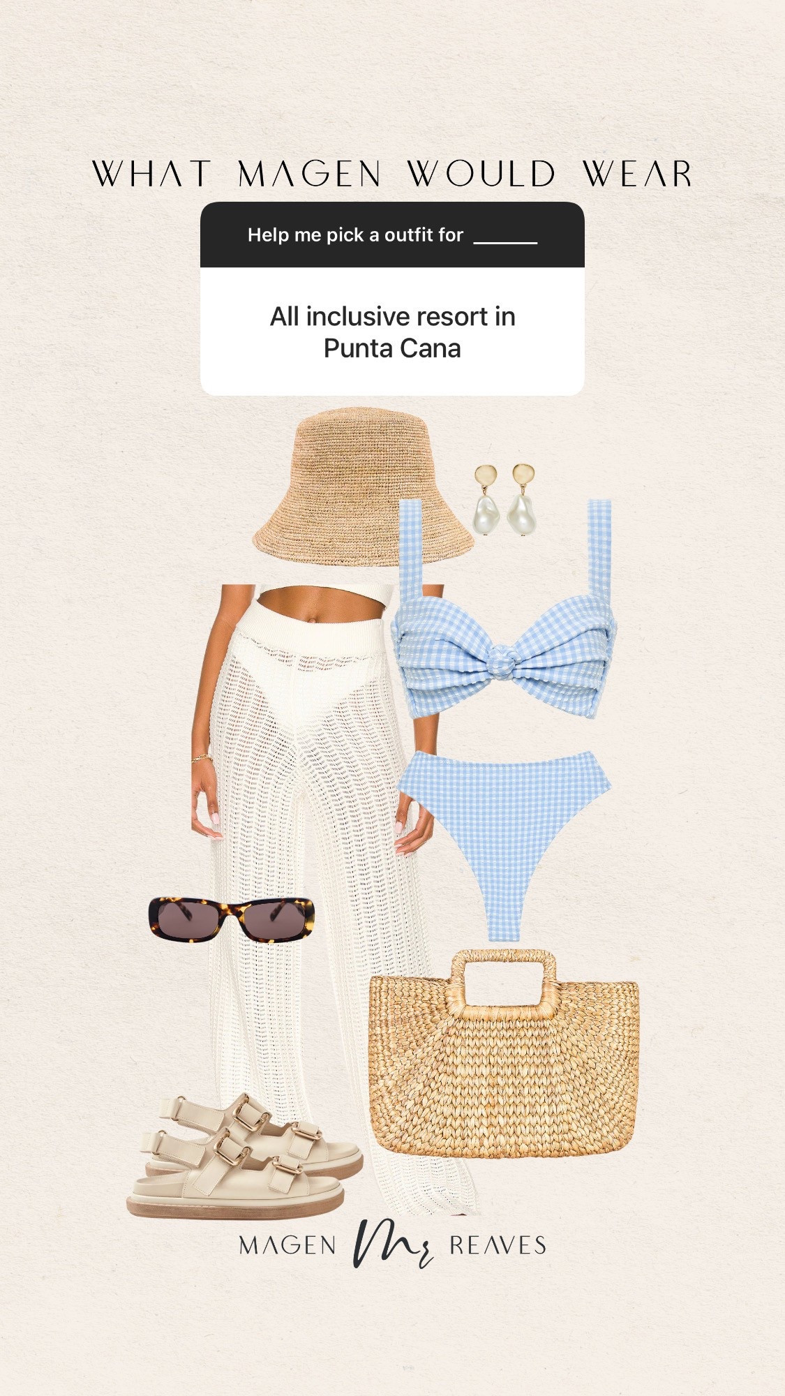 What I’d wear to an all inclusive resort!

vacation outfit, styling tip, swimwear, swimsuit coverup, beach look

#LTKStyleTip #LTKSwim