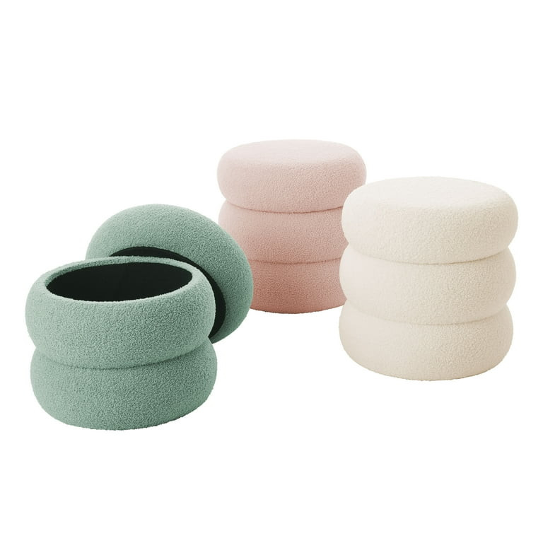 Mainstays Boucle Cloud Storage Ottoman, Sage - Walmart.com | Walmart (US)