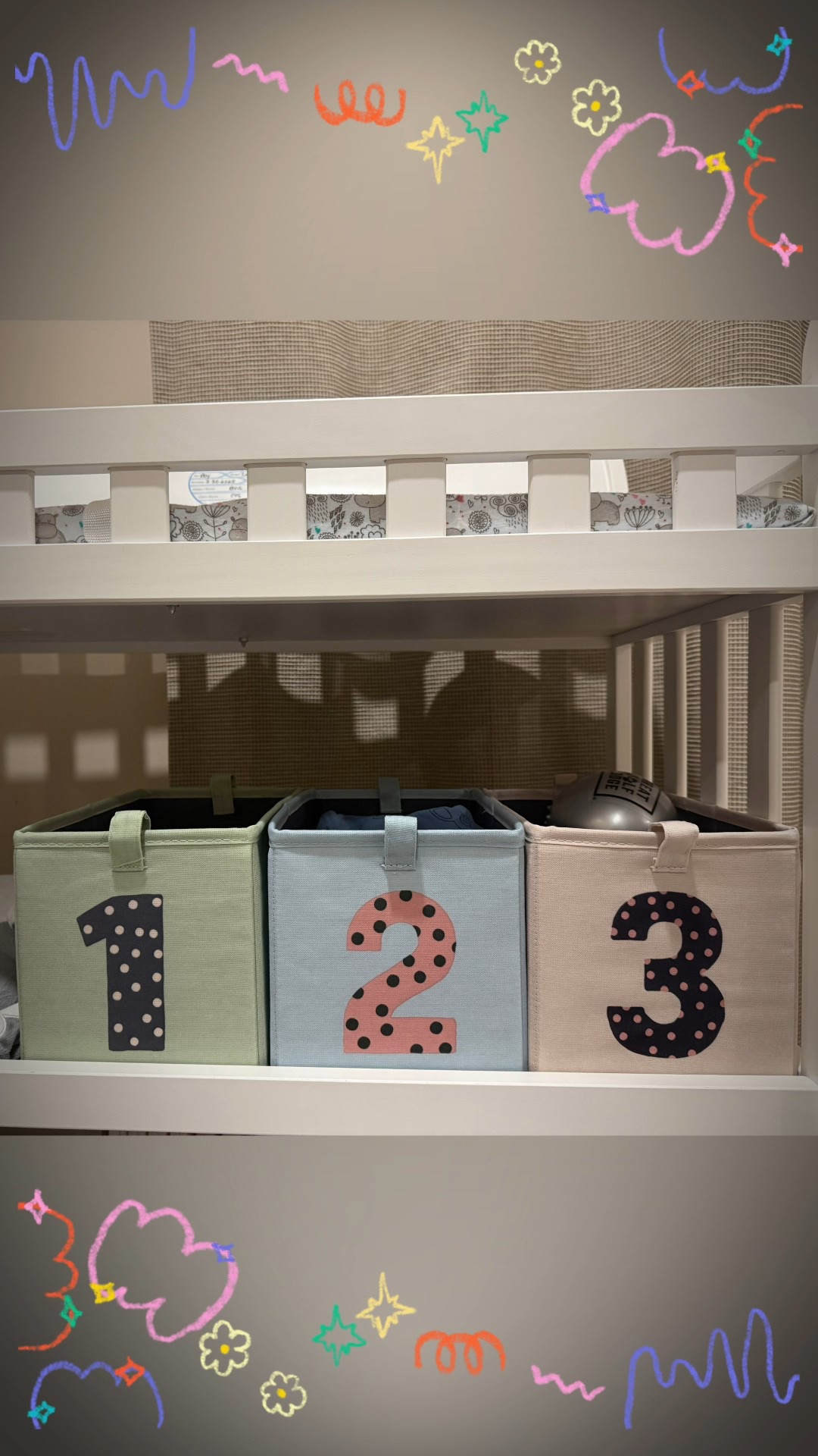 Cute baby organizer’s from ikea 