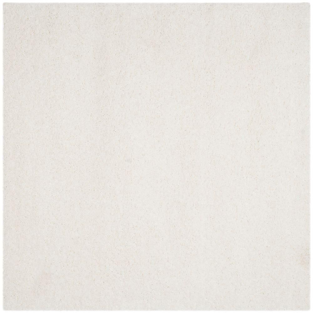 Safavieh California Shag White 9 ft. x 9 ft. Square Area Rug SG151-1010-9SQ - The Home Depot | The Home Depot