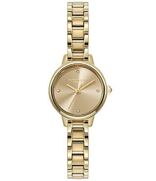 Olivia Burton Women's Mini Quartz Analog Gold Tone Stainless Steel Bracelet Watch - Gold | Dillard's
