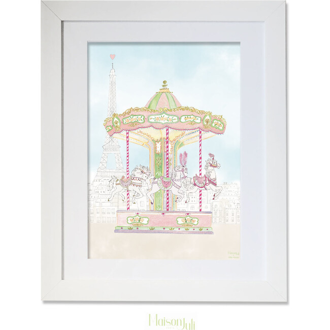 The Carousel Of The Trocadero, Pink | Maisonette