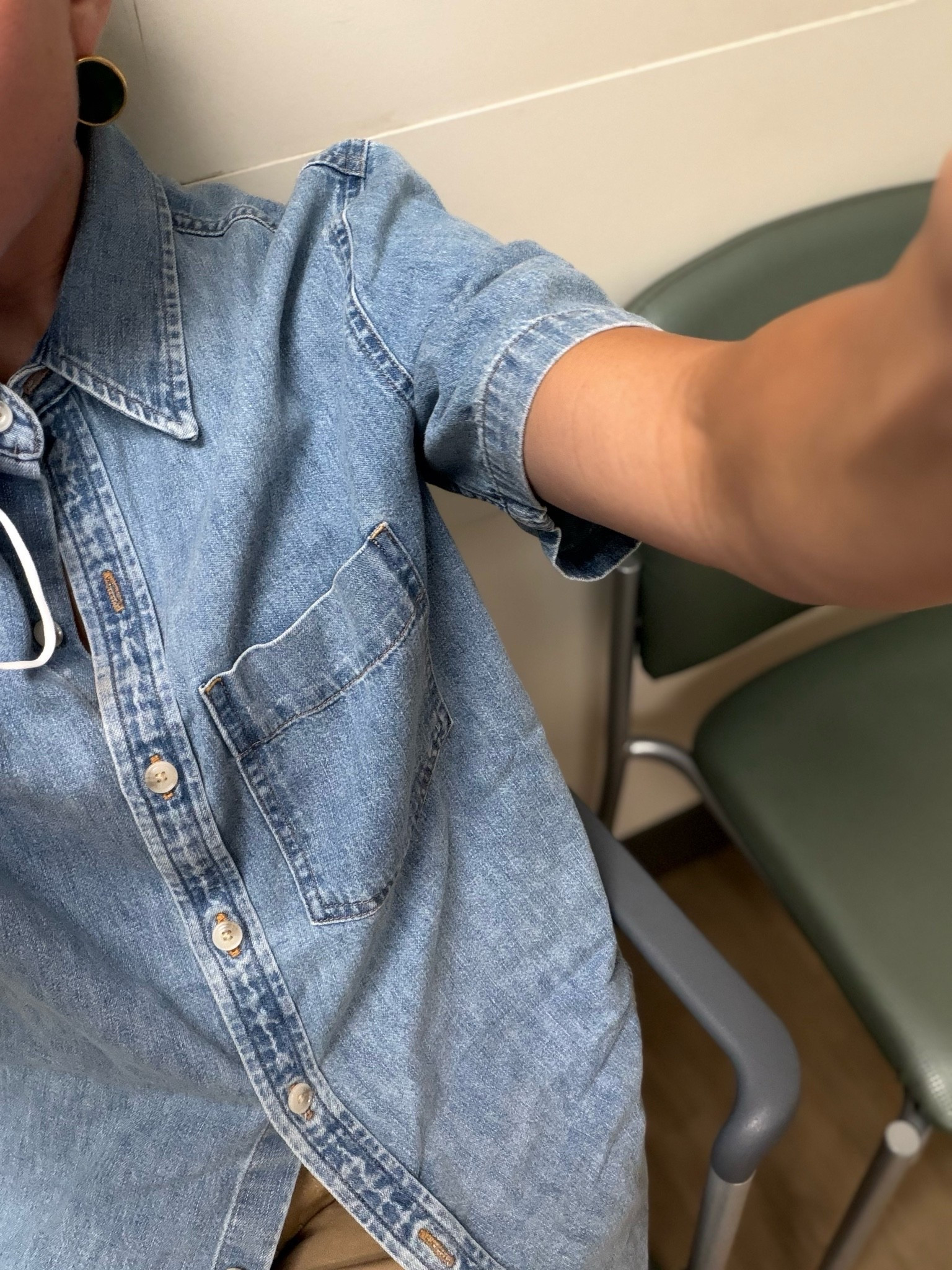 The cutest elevated denim top! 

I am a size small top

#LTKgrwm #LTKmomlife #LTKootd