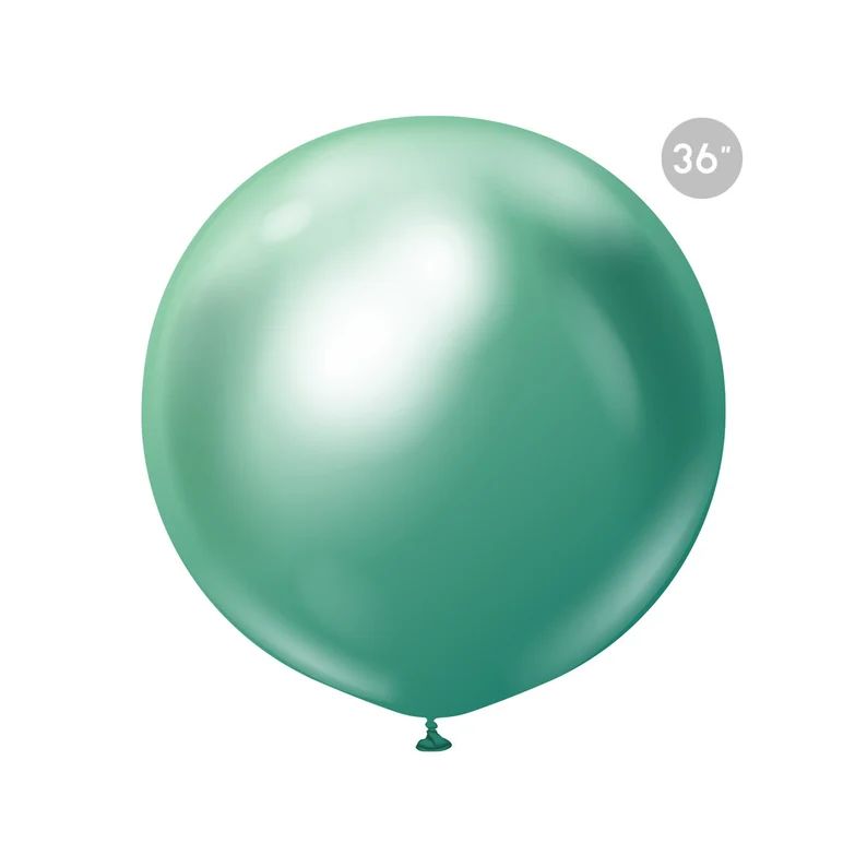 Jumbo Chrome Mint Latex Balloon 36 Giant Birthday - Etsy | Etsy (US)
