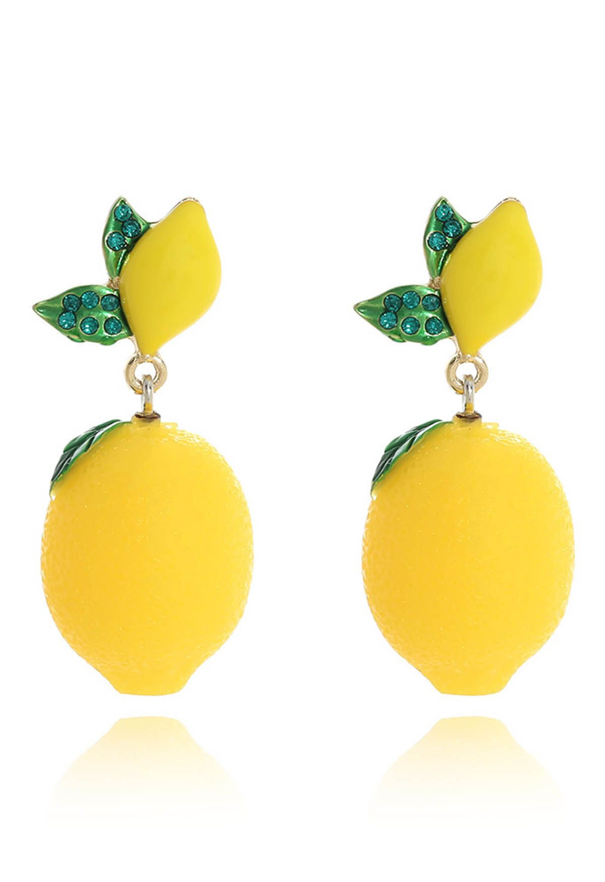 Refreshing Lemon Dangle Earrings | Chicwish