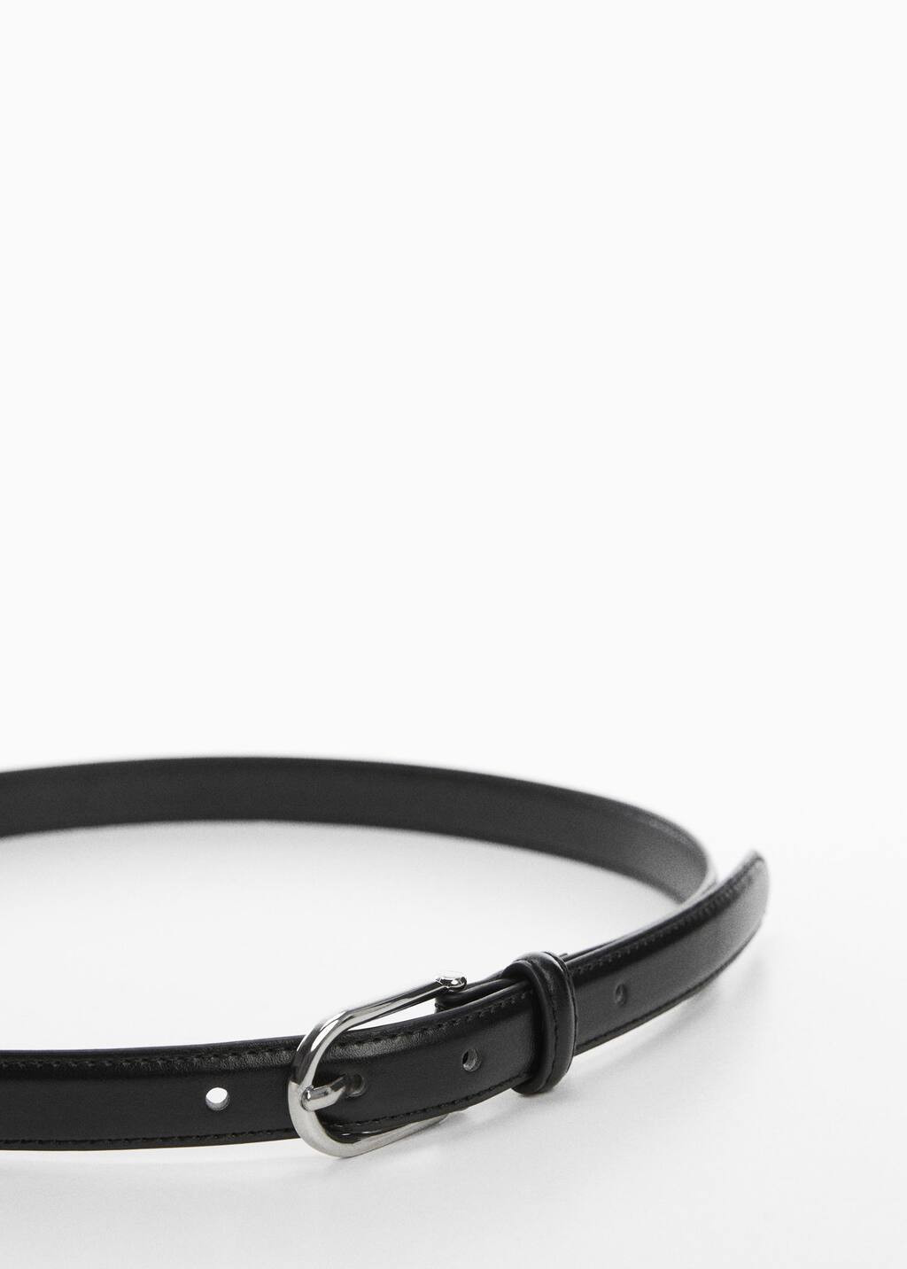 Buckle skinny belt -  Women | Mango USA | MANGO (US)