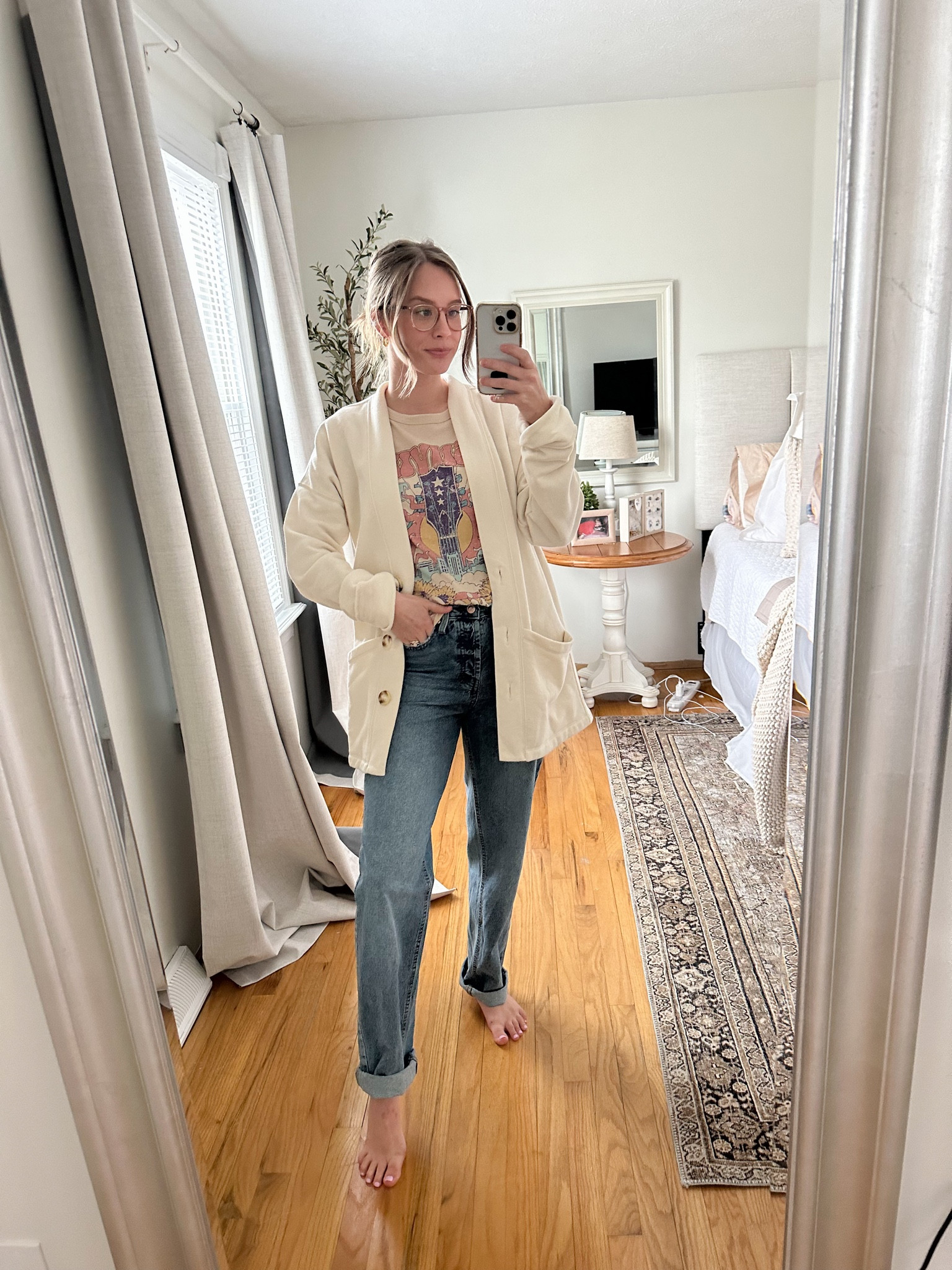 Target outfit. Size up 1 in pants, wearing a large in the tshirt. Sweater isn’t available but linked similar option 

#LTKSeasonal #LTKstyletip #LTKfindsunder50