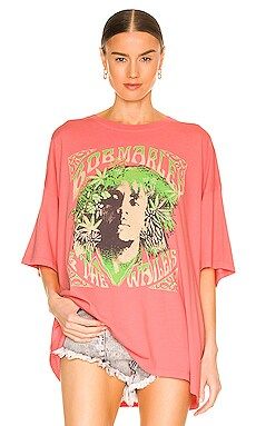 DAYDREAMER Bob Marley and the Wailers Tee in Rose Bloom from Revolve.com | Revolve Clothing (Global)