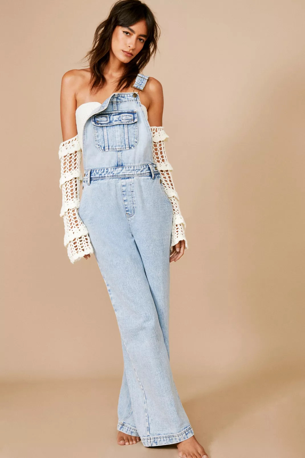 Pocket Front Denim Overalls | Nasty Gal (US)