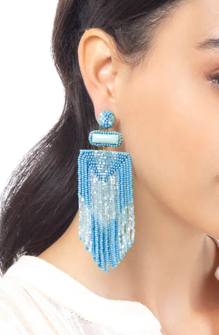 Jody Beaded Tassel Earrings | Nordstrom