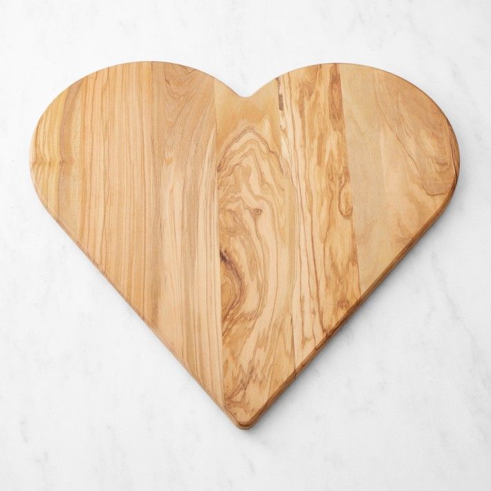Olivewood Heart Cheese Board | Williams-Sonoma
