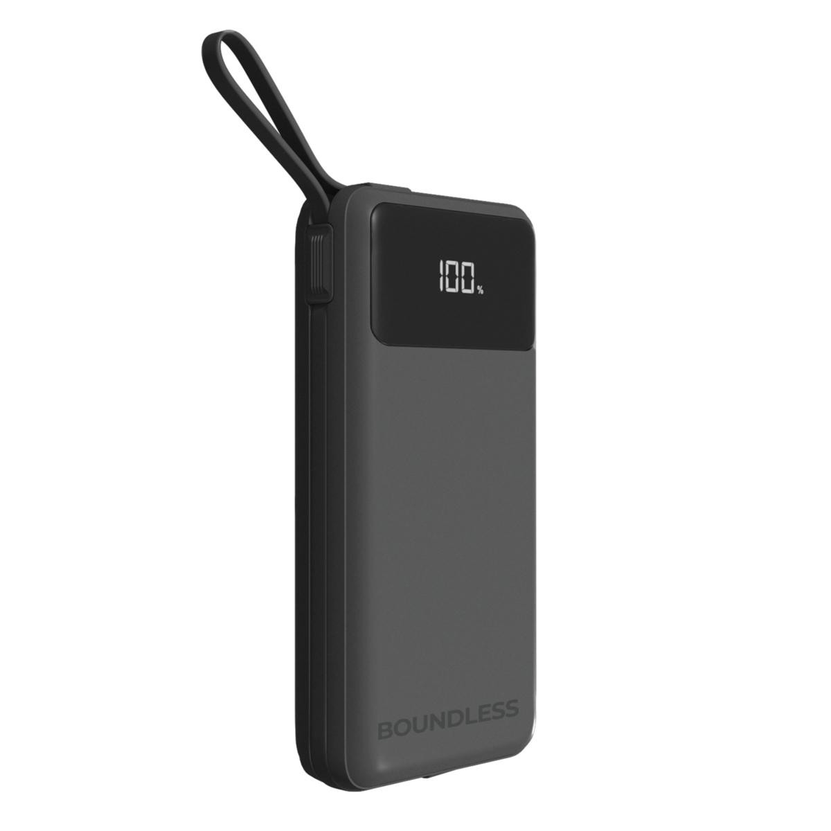 Boundless 20,000mAh Sleek and Portable Power Bank | HSN