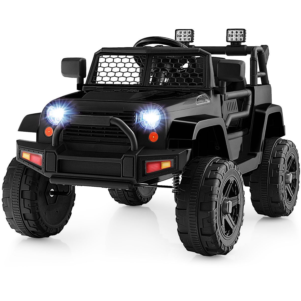Costway 12V Kids Ride On Truck Car Electric Vehicle Remote w/ Music & Light | Target