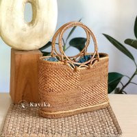 Sale Top Handle Rattan Bags - Chic Style, Bali Handwoven Bags, Summer Purse, Basket Perfect For Birthday Gifts | Etsy (US)