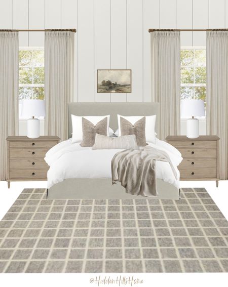Bedroom decor mood board, modern cottage inspired bedroom, master bedroom design, e-design, home decor #bedroom
Wall color is Pure White

#LTKsalealert #LTKstyletip #LTKhome
