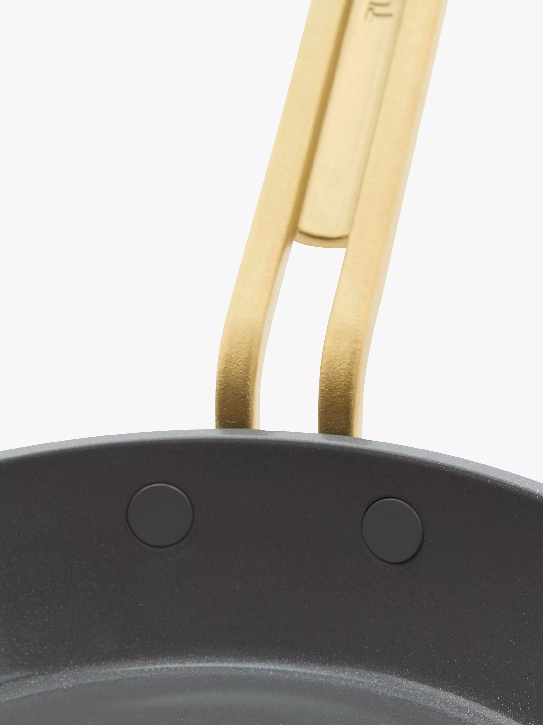 Stanley Tucci CollectionGreenPan x Tucci Aluminium Frying Pan, 20cm, Carrara White | John Lewis (UK)