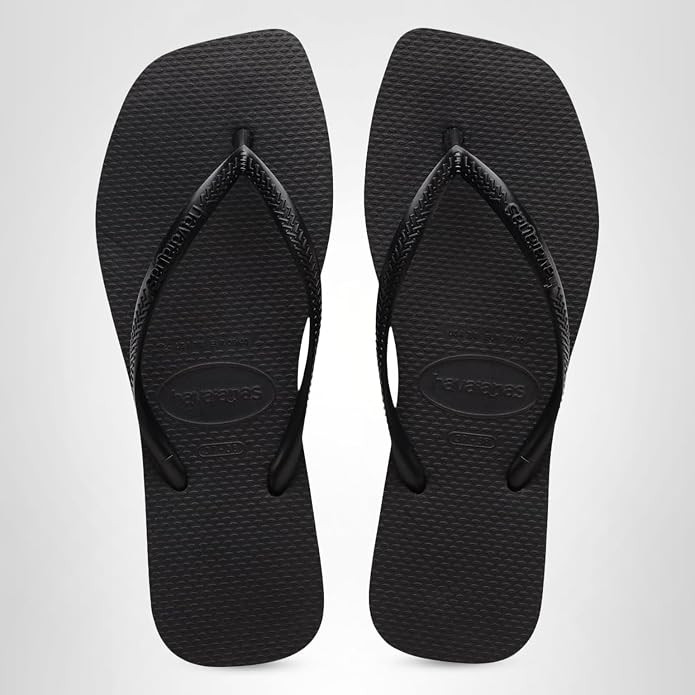 Havaianas Women's Slim Square Solid Flip Flops | Amazon (US)