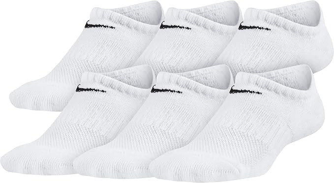 Nike Unisex Adult Everyday Cushioned No-Show Socks (6 Pairs) | Amazon (US)