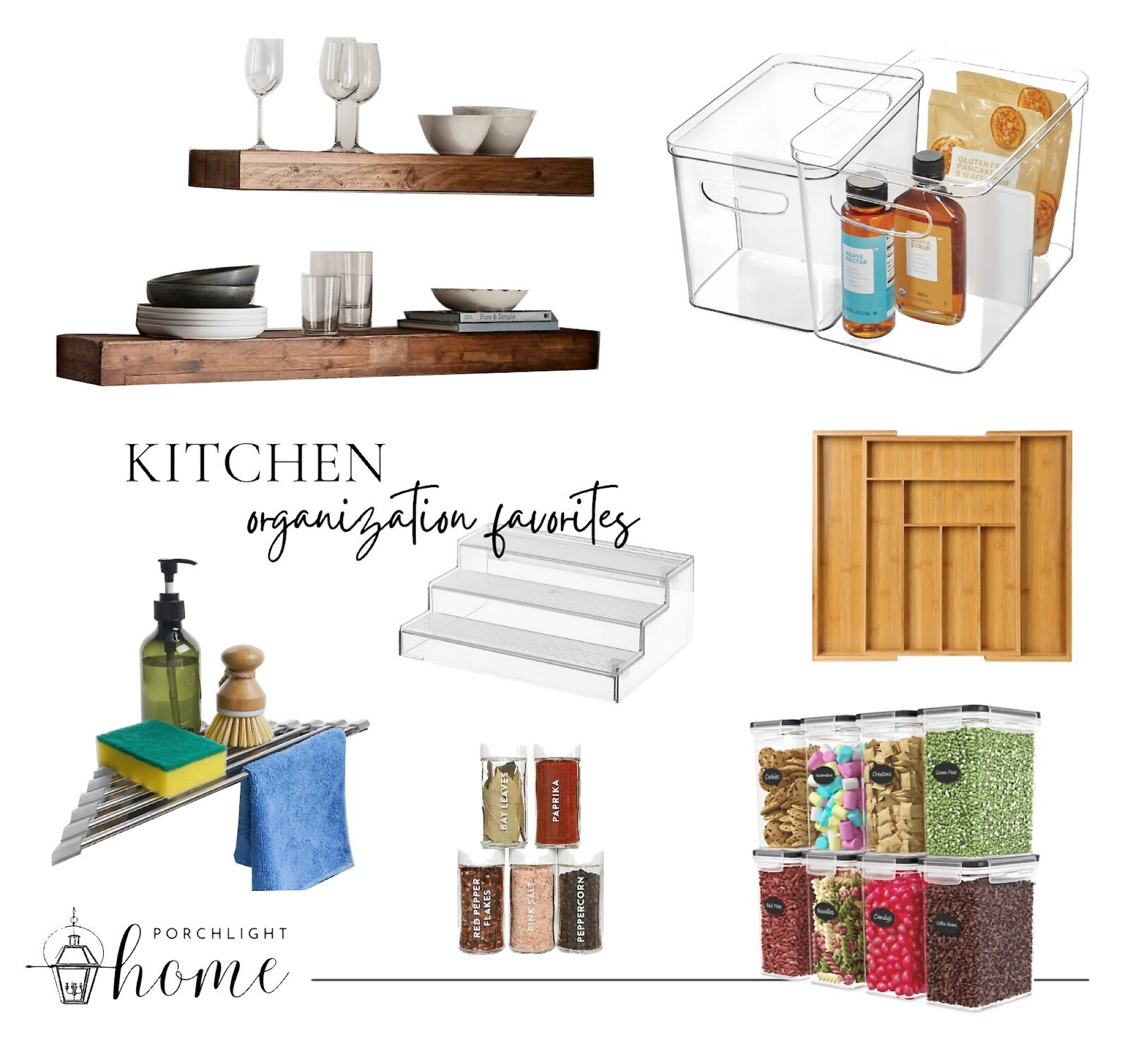 Those drool-worthy, super organized pantries and kitchen cabinets you see online can be yours! Start with one cabinet and see where it takes you. Have wall space? An open shelf or two can bring in dimension and a spot for pretty glassware. (How great are these stickers and containers for spices—on sale now?!?) 🫶🏼 kitchen organization, cabinet organizing, pantry, spice containers, open shelves, wall shelves, acrylic bins, acrylic containers, pantry organizing

#LTKfamily #LTKhome #LTKstyletip