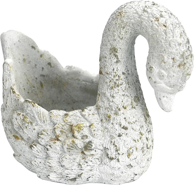 Swan Planters for Outdoor Plants Succulent Pots Indoor Unique Flower Plant Pots Cement Swan Decor... | Amazon (US)