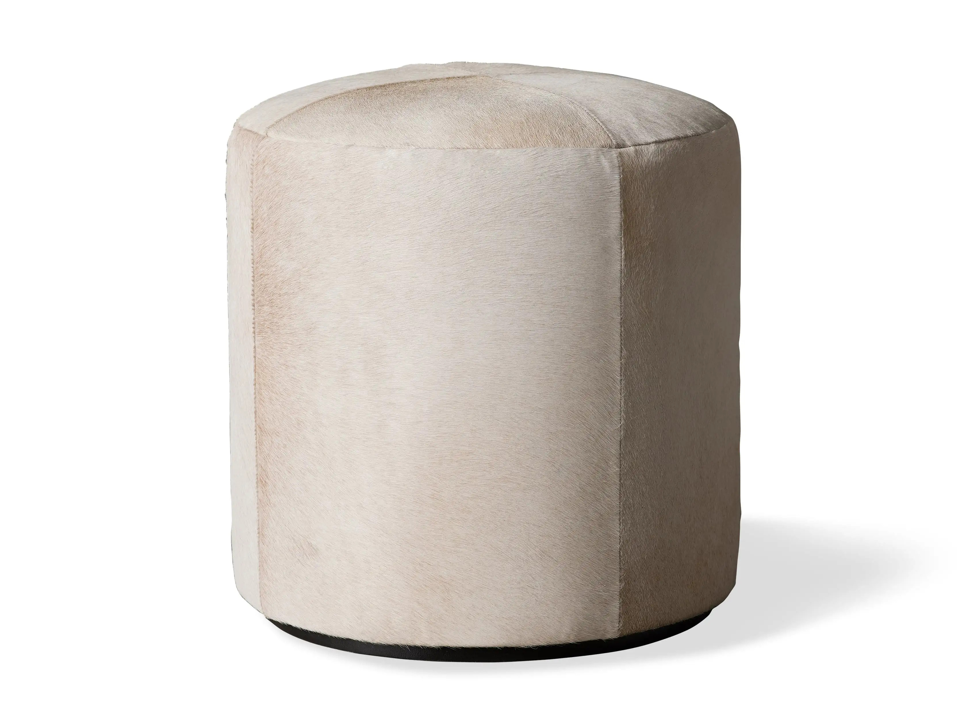 Hide Round Pouf | Arhaus
