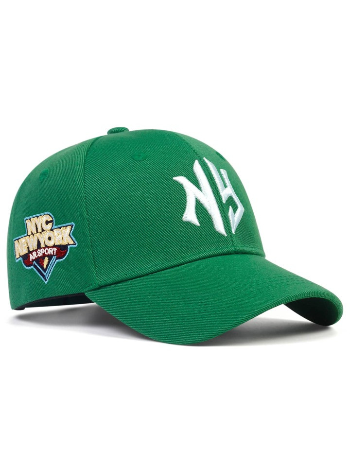 1pc Men's Gothic Style Baseball Cap With Letter, Side Geometric Embroidery For Outdoor Activities... | SHEIN