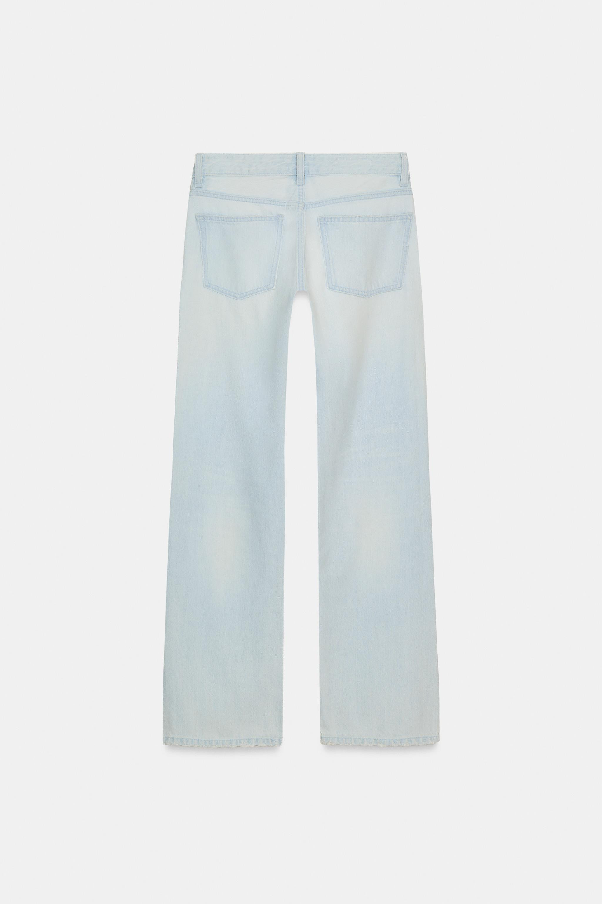 TRF LOW-RISE WIDE-LEG JEANS | Zara UK