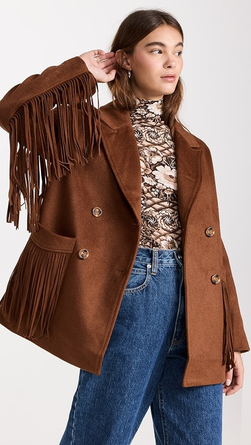 Line & Dot Jenny Fringe Jacket | SHOPBOP | Shopbop