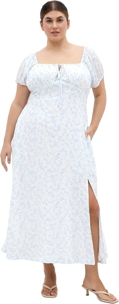 City Chic Plus Size Dress - Serina Print Maxi | Amazon (US)