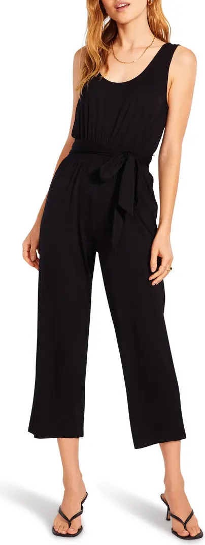 BB Dakota by Steve Madden BB Dakota x Steve Madden Nashville Tie Belt Crop Jumpsuit | Nordstrom | Nordstrom