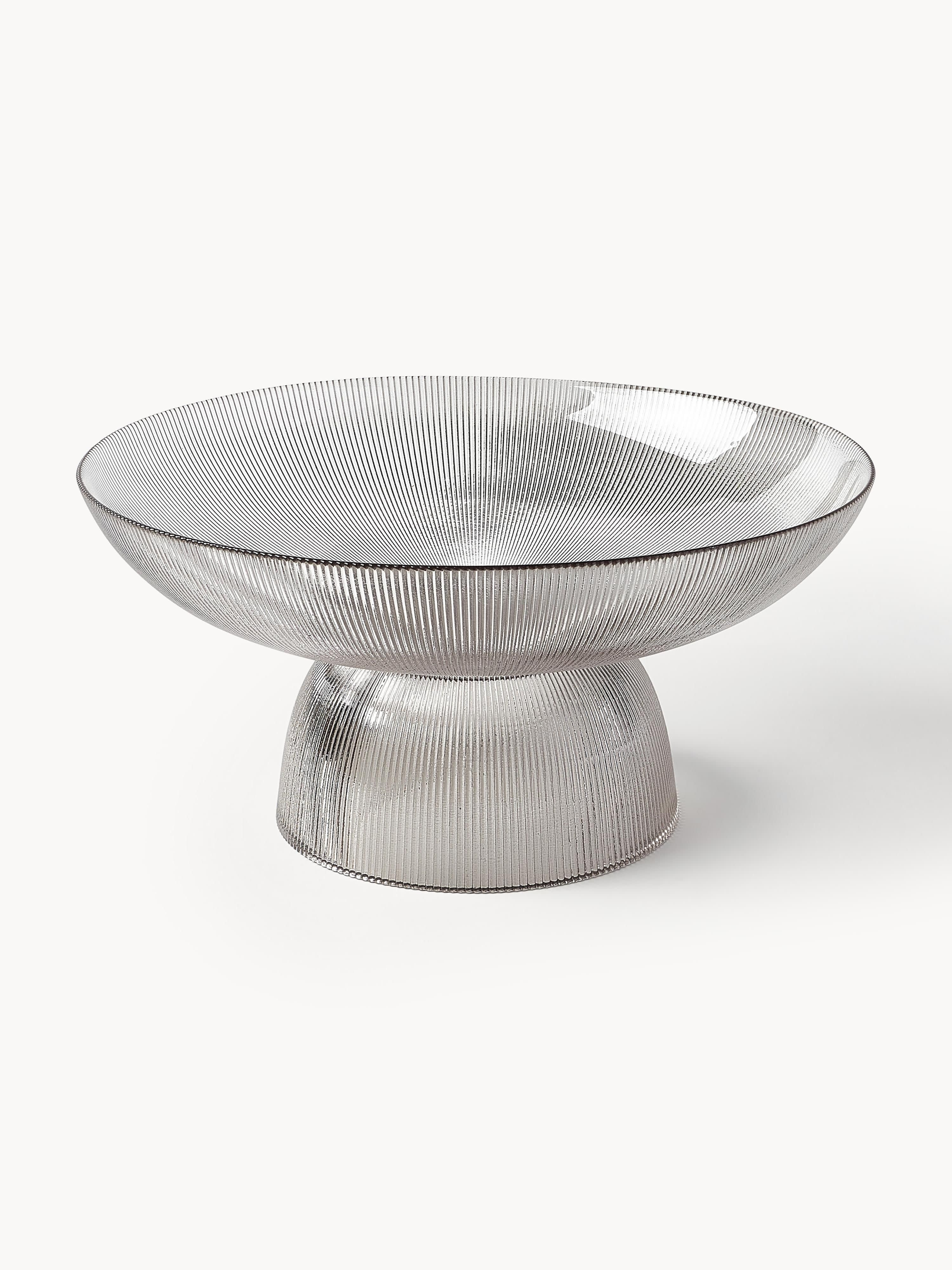 Glas-Schale Lija mit geriffelter Oberfläche | Westwing EU